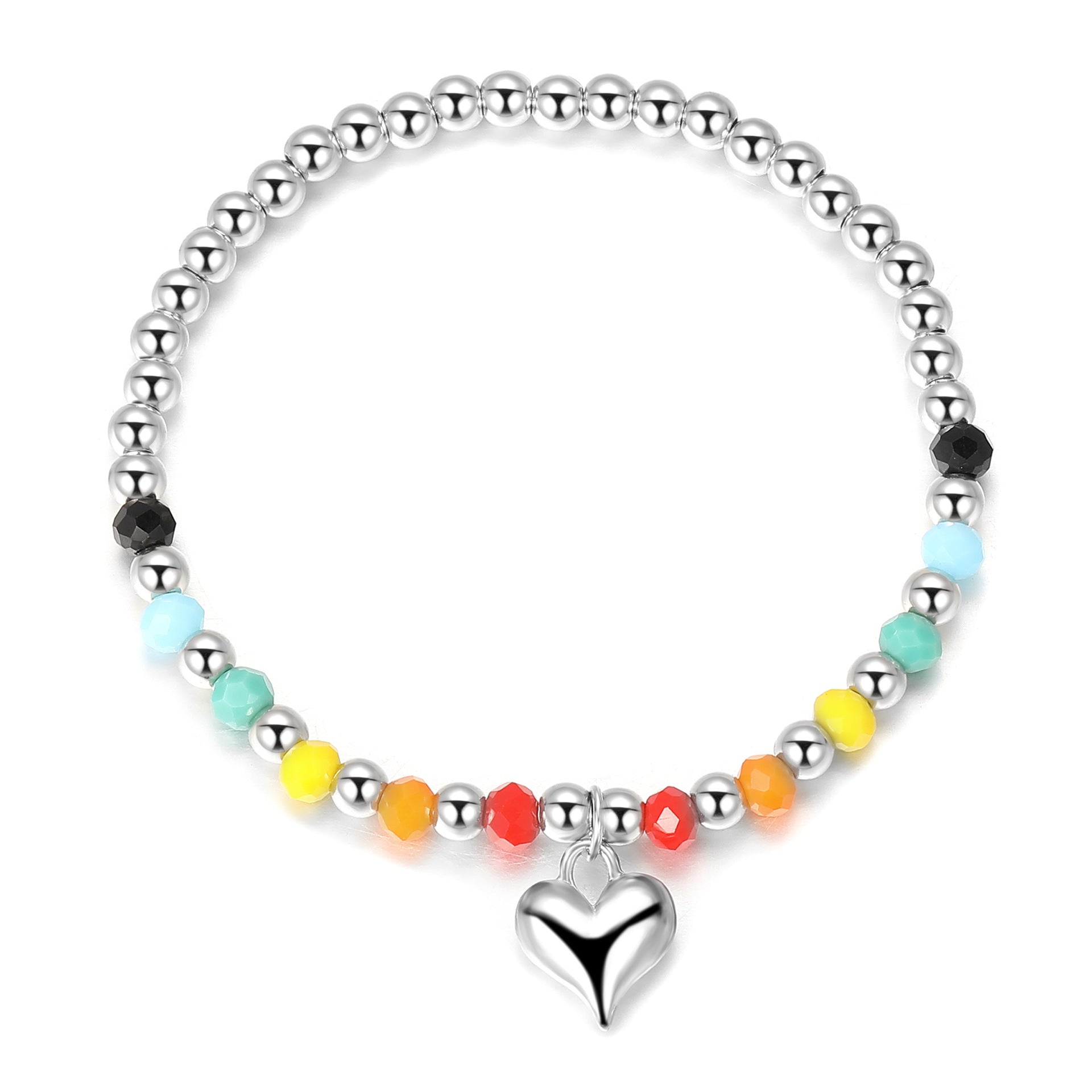 Venta al por mayor Pulsera De Aleación De Cuentas Coloridas